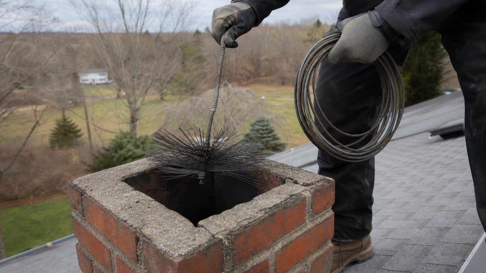 Local chimney sweep & inspection for Middlefield homes